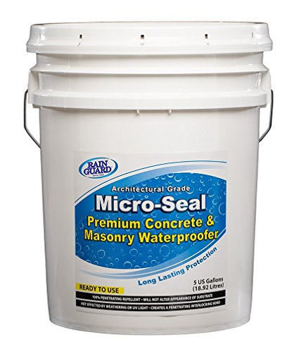 Rainguard CR-0537 Micro-Seal Ready to Use for Porous Surfaces Premium Concrete & Masonary Watterproofer 5 Gallon Pail