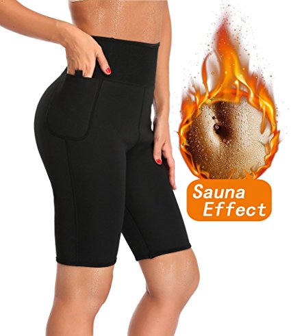 Speed&Wing LAZAWG Women Slimming Sweat Anti Cellulite Weight Loss Shorts Hot Thermo Neoprene Body Shaper Pants Shapewear