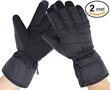 HighLoong Women Ski Snowboard Gloves Waterproof Cold Weather Glove for Female Lady- Free Balaclava