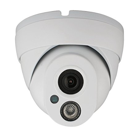 Gawker G1065PIRW 1000TVL Sony IMX238 1.3MP Sensor Turret Dome CCTV camera, IP66 Weather proof, 3.6mm wide angle lens, IR Smart no ghost image, White color metal case, DC12V.
