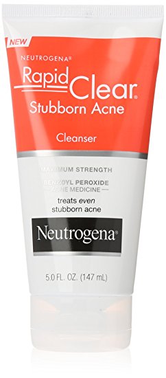 Neutrogena Rapid Clear Stubborn Acne Cleanser, 5 Ounce
