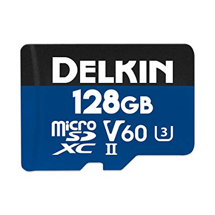 Delkin DDMSDB19001H Devices 128GB Prime microSDXC UHS-II (U3/V60) Memory Card