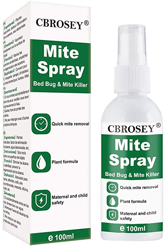 CBROSEY Bed Bug Killer Spray,Mite Spray,Bed Bug Spray,Dust Mite Spray,Bed Bug Spray for Mattress,Mite Spray for Pet and Household