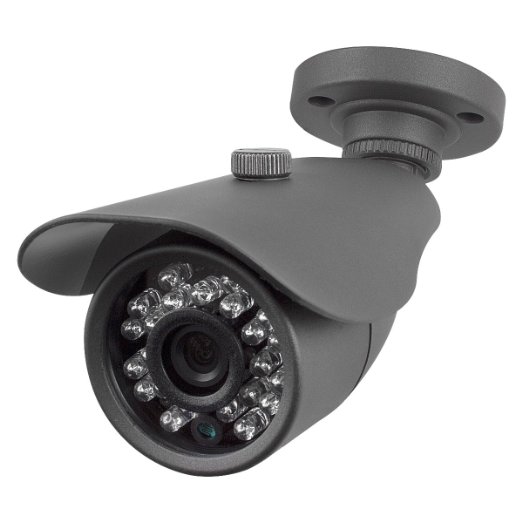 R-Tech CA-IR50-HS 800 TVL Outdoor/Indoor Security CCTV Bullet Camera (Black)