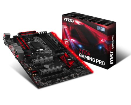 MSI Computer Motherboard ATX DDR4 Z170A GAMING PRO