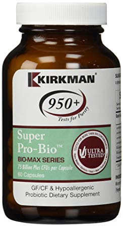 Kirkman Professional, Super Pro-Bio 75 Billion - Bio-Max Series, 60 Capsules