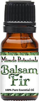 Miracle Botanicals Fir Balsam Essential Oil - 100% Pure Abies Balsamea -Therapeutic Grade (10ML)