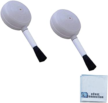 2 Air Dust Blower and Soft Brush for Digital Camera Lenses, LCD Screens and Cleaning Keyboards.