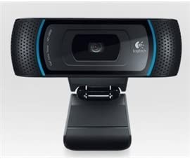 Logitech HD Pro Webcam C910 - Web camera - color - audio - Hi-Speed USB - WEBCAM C910 FULL HD 1080P STER AUD