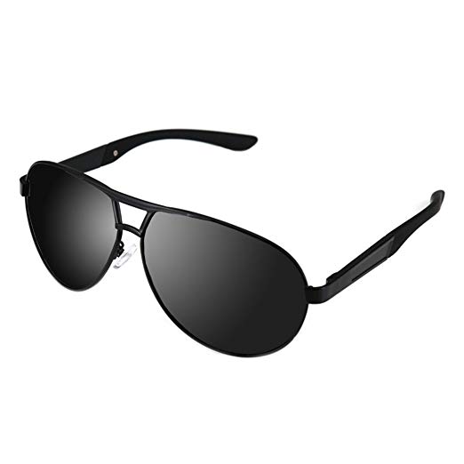Inf-way 100% UV400 Hexagon Mirrored Sun Glasses, 4 Colors Lens Polarized Sunglasses