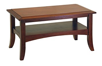 Winsome Wood Craftsman Coffee Table, Antique Walnut