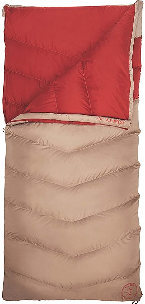 Kelty Galactic Down 30 Deg 600 Fill DriDown Backpacking and Camping Sleeping Bag for Men & Women