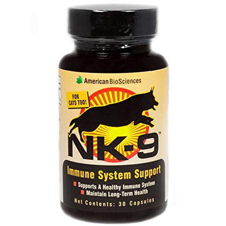 American BioSciences NK 9 AHCC Immune System Support For Dogs - 250 Mg, 2 pack