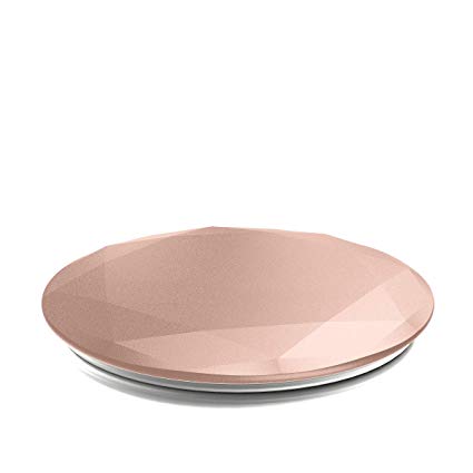 PopSockets: Collapsible Grip & Stand for Phones and Tablets-Rose Gold Metallic Diamond