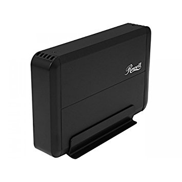 Rosewill Hard Drive Enclosure 3.5" SATAIII USB 3.0 Energy Saving External Enclosure with UASP Black Aluminum & ABS (RX307-PU3-35B)