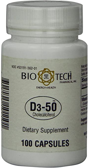 Bio-Tech Pharmacal - D3-50 - 100 Count