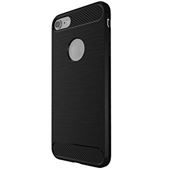 iphone 7 case,iphone 7 cases Ultra Thin Thinnest Soft Touch Flexible Protect Case Back Cover Bumper for Apple iPhone 7 4.7 inch (Black)