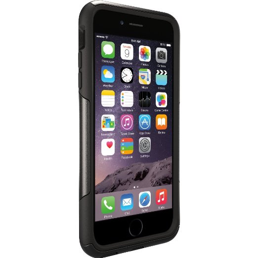 OtterBox COMMUTER iPhone 6 Plus/6s Plus Case - Frustration-Free Packaging - BLACK