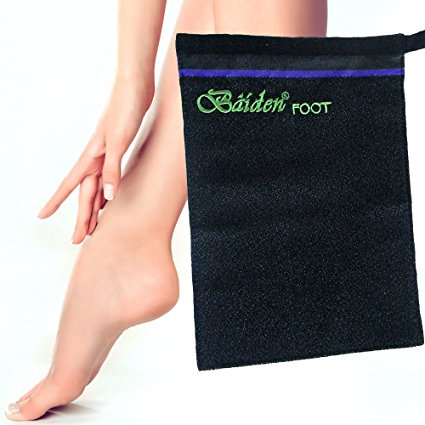 Baiden Foot Mitt, Super Effective Hard, Rough, Cracked Skin, Callus Remover For Soft, Beautiful Feet Every Day. More Flexible Than Microplane, More Durable Than Pumice Stone Fast, Easy Exfoliant Tool
