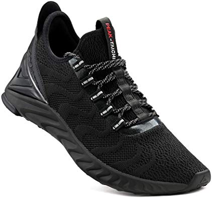 PEAK Mens Running Shoes, TAICHI King Adaptive Smart Cushioning Sole, Professional Sneakers for Running, Walking, Fitness, Gym