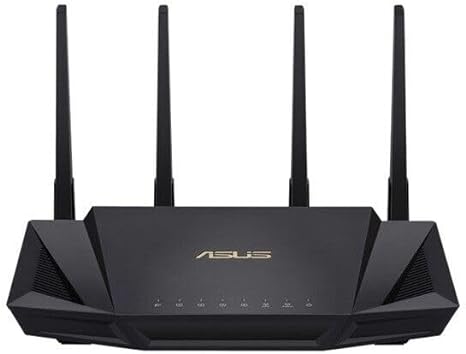 ASUS RT-AX3000 Dual Band WiFi 6 (802.11ax) Router (Renewed)