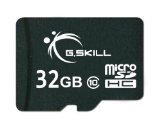 GSkill 32GB Class 10 MicroSDHC Flash Card with SD Adapter FF-TSDG32GA-C10