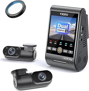 【Bundle: VIOFO A229 Plus 3CH   CPL】 VIOFO A229 Plus 3 Channel Dash Cam, Dual STARVIS 2 Sensors, 3-Channel HDR, 1440P 1440P 1080P Front Inside and Rear Car Camera, 5GHz Wi-Fi, Voice Control