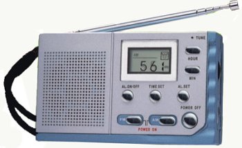 Kaito KA208 Super Mini Size AM/ FM radio with LCD digital display for Fine Tuning
