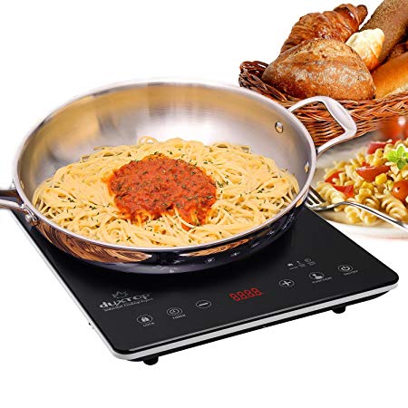 DUXTOP UltraThin Full Glass Top Portable Sensor Touch Induction Cooktop Countertop Burner by Secura