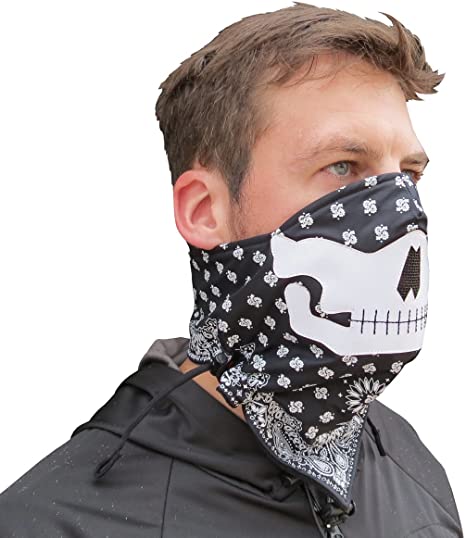 Half Face Mask for Cold Winter Weather. Use This Half Balaclava for Snowboarding, Ski, Motorcycle. (Many Colors)
