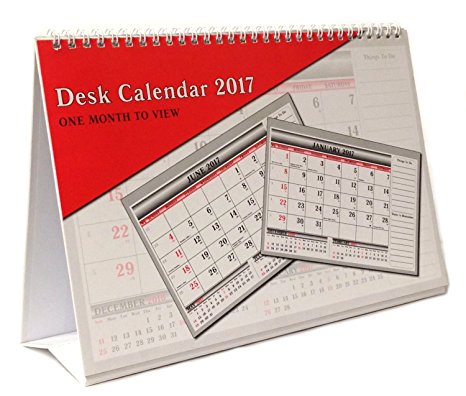Arpan 2017 One Month To View UK Stand Alone Desk Office Table Calendar