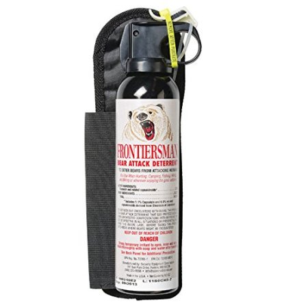 Frontiersman Bear Spray with Hip Holster - Maximum Strength & Maximum Range - 35 Feet (9.2 oz)