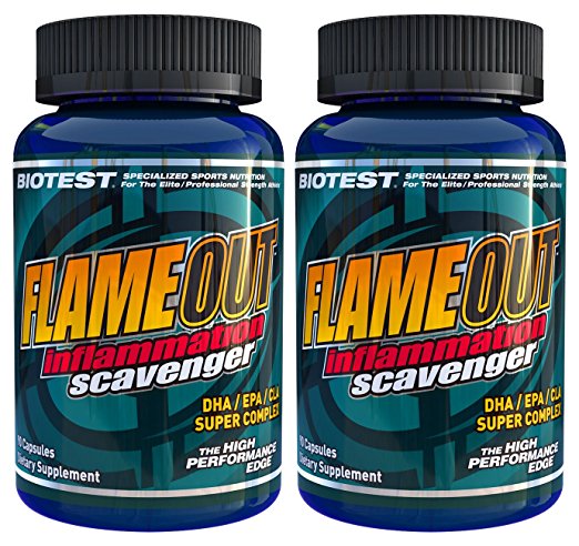 Flameout® Omega-3 Fish Oil, 2 Pack (180 Softgels)