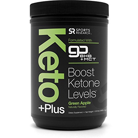 Sports Research Keto Plus ~ MCT Oil with Exogenous Ketones (Green Apple)