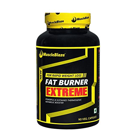 MuscleBlaze Fat Burner Extreme, 90 Veggie Capsules