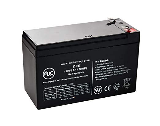 Vision CP1290, CP 1290 12V 9Ah UPS Battery - This is an AJC Brand Replacement