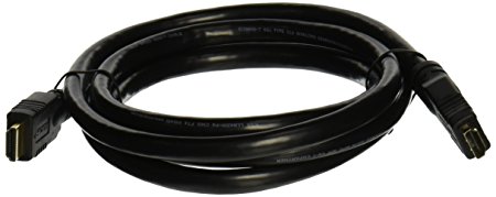 Monoprice Commercial Series Premium 6ft 24AWG CL2 High Speed HDMI Cable Male to Female Extension - Black