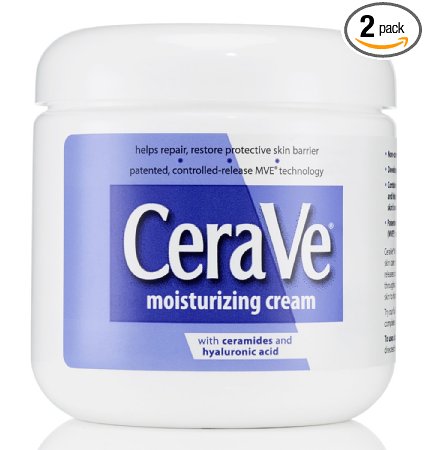 CeraVe Moisturizing Cream, 16 Ounce (Pack of 2)