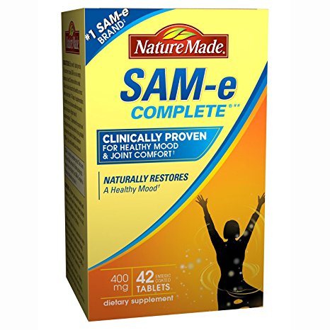 Nature Made SAM-e Complete 400 mg - 42 Enteric Coated Tablets