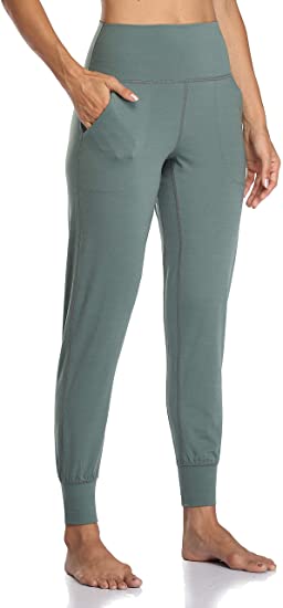 Colorfulkoala Women's High Waisted Fitted Joggers