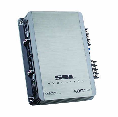 SOUND STORM EV4.400 EVOLUTION 400-Watt Full Range, Class A/B 2 to 8 Ohm Stable 4 Channel Amplifier