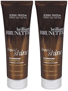 John Frieda Brilliant Brunette Liquid Shine Illuminating Shampoo - 8.45 oz - 2 pk