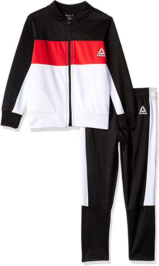 Reebok Boys' 2 Piece Athletic Track Suit Set
