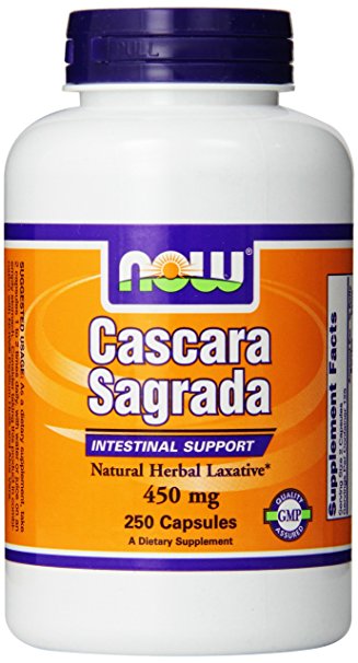 Now Foods Cascara Sagrada 450mg, 250 Vcaps