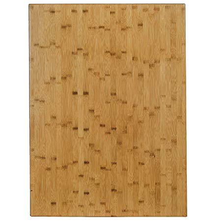 Home Soft Things Natural Bamboo Thick Table Top, Parallel, 36" x 24" x 1.75"