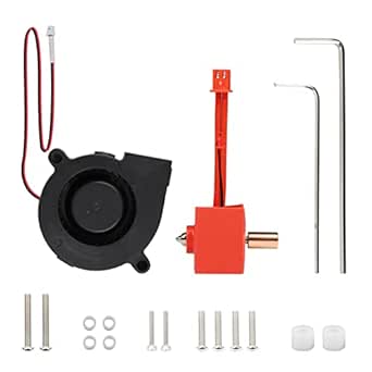 Creality Ender-3 S1/ S1 Pro High Flow Kit, 3D Printer High Flow Heating Block and Fan Kit for Ender 3 S1, Ender 3 S1 Pro