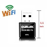 Glam Hobby 300mbps Mini USB Adapter Mini-Sized Design 80211ngb Mini Portable USB 20 USB Wifi Dongle and Wireless Network Adapter for Laptop  Desktop Computer LAN Card