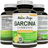 Natural Weight Loss Supplement Pills for Women and Men - Best Selling Garcinia Cambogia With 95 HCA for Safe Appetite Suppression and Weight Loss - Improved Bioefficacy Formula - GMP Certified - 100 Money Back Guarantee - Made in the USA by Natures Design