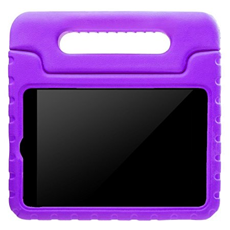 AVAWO Apple iPad Mini Kids Case - Light Weight Shock Proof Handle Stand Kids for iPad Mini, iPad Mini 3rd Generation, iPad Mini 2 with Retina Display - Purple