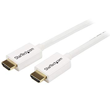 StarTech.com 7m 23 ft White CL3 In-wall High Speed HDMI Cable - Ultra HD 4k x 2k HDMI Cable - HDMI to HDMI M/M - Audio/Video, Gold-Plated